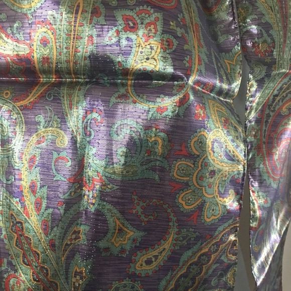 VTG Gorgeous Japan Metallic Accent Scarf NWOT - Picture 2 of 9